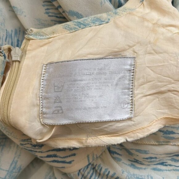 Vintage Ann Michael Flutter Sleeve Dress Sz 8 - Picture 9 of 10